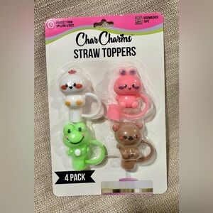 Char Charms Straw Toppers Set